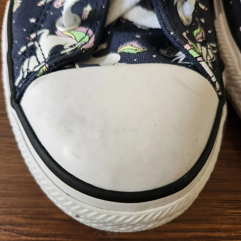 Converse All Star Unicons High Tops Y5 W7 Navy White Unicorns Fun Back to School